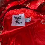 Princess Polly  Vibrant Red Floral Dress Photo 1