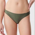 J.Crew Green Heritage 1989 High Leg Bikini Bottom Women’s Size Small NEW Photo 0