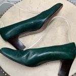 Coach  Vintage Green Leather Pump Heels Shoe Size 6 M Photo 3