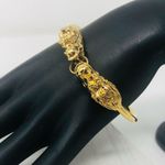 Head 18K gold plated dragon  bracelet Photo 5
