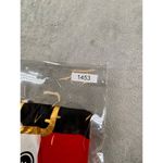 Santa Claus Long Sleeve Shirt Candy Cane Design women's S holiday Christmas Red Photo 5