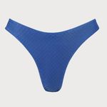 Berlook Jacquard High Cut Leg Bikini Bottom only 1130 Blue Photo 5