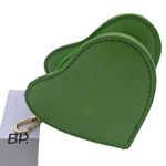 BP Nordstrom coin pouch/ headphone case holder heart shape bright green Photo 0