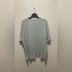 Green Ruffle Floral Embroidered Lightweight Coverup Cardigan Gray Size M Photo 1