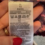 Gap Women's Burgundy Floral Swing Long Sleeve Dress Size XL NWT Photo 4