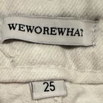 We Wore What White Straight Leg Jeans Size 25 Photo 4
