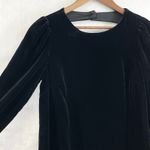 Boden Womens Velvet Dress US 4 Cut Out Shift Party Cocktail Glam Holiday LBD Black Photo 1