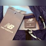 New Balance Lined Dark Blue Hooded Wind & Water Resistant Jacket size M NWT Photo 5