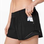 Lululemon  Hotty Hot Short II *Long 4" Black Size 6 Photo 0