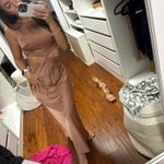 Hello Molly Kick It Midi Dress Brown Photo 7