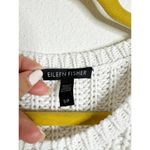 Eileen Fisher  White Cotton Knit Oversized Tank Vest Top Small Photo 3