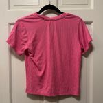 Juicy Couture  Pink Ribbed Rhinestone‎ Sleep Tee Photo 3