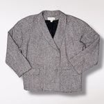 Vintage Vanilla London Blazer Oversized Tweed Jacket Made in England Size 10 Multiple Size M Photo 8