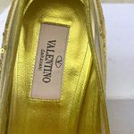 Valentino Garavani Runway Sequin Dollybow Pump, Gold, EUR 37 US 7 Brand New Photo 10