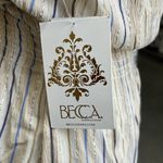 Becca ‎ Multicolor Striped Swim Coverup Photo 8