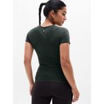 Athleta New  XL Momentum Seamless Tee Elm Green X-Large Short Sleeve Photo 1