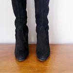 Stuart Weitzman  • Highland Boot over the knee thigh high black suede heeled Photo 4