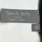 Sweaty Betty  Black Handkerchief Hem Tank Top Women's Medium Racerback EUC Photo 3