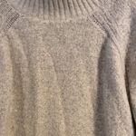 H&M neutral loose turtleneck womens sweater dress tunic Small S Photo 1