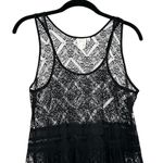 Anthropologie Eloise x Sheer Lace Open Knit Slip Dress Goth Witchy WhimsiGoth S Photo 3