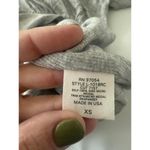 Lanston Women's Gray Long Sleeve Faux Wrap Dress XS Photo 5