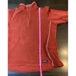 Kerrits  1/4 Zip Equestrian Fleece Womens Large Pullover‎ Sweater Red Horsey READ Photo 7