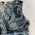 90s Y2K L Large Babydoll Top Fairycore Hot Tempered Asymmetric Boho Whimsy Fairy Blue Photo 3