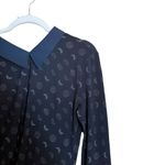 Modcloth Dress Womens Large Multicolor Moon Phases Print Peter Pan Collar Photo 2