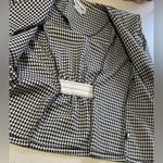 Vintage Byer Too! Women's Houndstooth Fitted Blazer Jacket Black & White Size 11 Photo 5