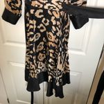 ZARA Woman 100% Silk Vintage Style Cheetah Wrap Dress Size L Photo 5