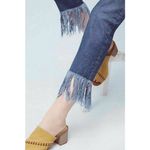 3x1 💕💕 Straight Crop Fringe Jean Button Fly High Waisted Cropped ~ Lima 27 NWT Photo 4