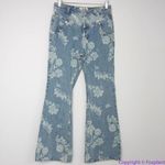 Free People NEW We The Free Naiomi floral print flare jeans, 28 Photo 2
