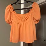 Cute orange dressy top Photo 0