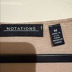 Notations 🎄 Shimmering Gold Leopard Print Top Photo 3