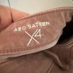 American Eagle Outfitters Women’s 8 Sateen Pink Jeggings Photo 4