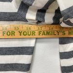 The Limited  Striped 3/4 Sleeve Top Green Gray White Colorblock Size Small Casual Photo 7