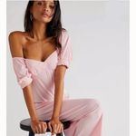 FP Beach Free People Beach Bel Air Ribbed Midi Dress in Pink Womens XS NWT Photo 2