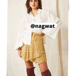 Jen's Pirate Booty Free People x Jen’s Pirate Booty Victoria Wrap Mini Skir Gold Sea Photo 1