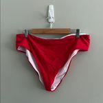 Boohoo  Red Tie Front and High Waisted Bikini Set Photo 5