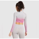 Gymshark  Pink/Gray Ombre Crop Top Size‎ XS Photo 1