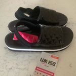 Muk luks womens epic tour sandals flats black quilted Slingback shoes size 8 Photo 4