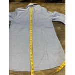 Ann Mashburn  Blue 3/4 Sleeve Size Small Popover Tunic Collared Preppy Photo 8
