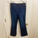 Spanx  Midnight Blue Flare Bell Bottom Jeans Pull On Size Large Photo 2