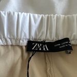 ZARA Beige Satin Effect short Photo 1