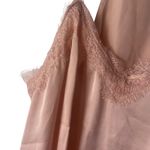 Nine West Women's Size XL Coquette Pink Lace Satin Cami Top Photo 4