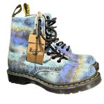 Dr. Martens boots tie dye pascal size 5 leather lace up NEW combat classic style Photo 0