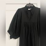 Never A Wallflower Black Leaf High Neck Midi Dress Size XXL Photo 3