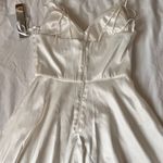 Sequin Hearts Lulus White Satin Mini Dress Photo 3