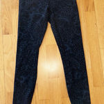 Lululemon Wunder Under Low-Rise Tight Full-On Luxtreme 28" Blue Black 6 EUC Yoga Photo 0