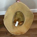 NWOT Time and Tru Wide Brim Straw Floppy Packable Summer Beach Hat, OS Tan Photo 6